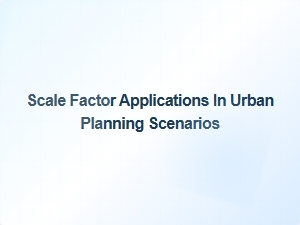 Optimizing Urban Spaces with Scale Factor Calculations
